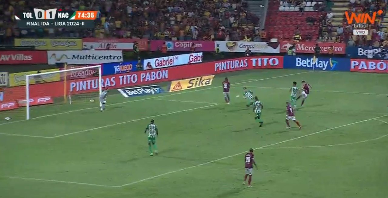 Goles, tensión y final abierta para la vuelta. Captura/WinSports