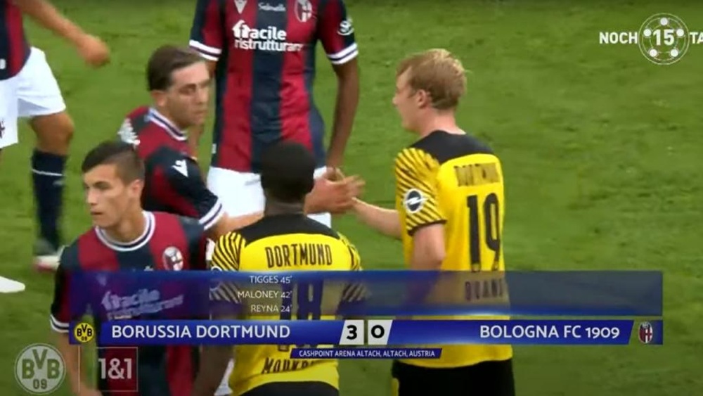 Haaland se queda a cero en el paseo del Borussia. Youtube/BorussiaDortmund