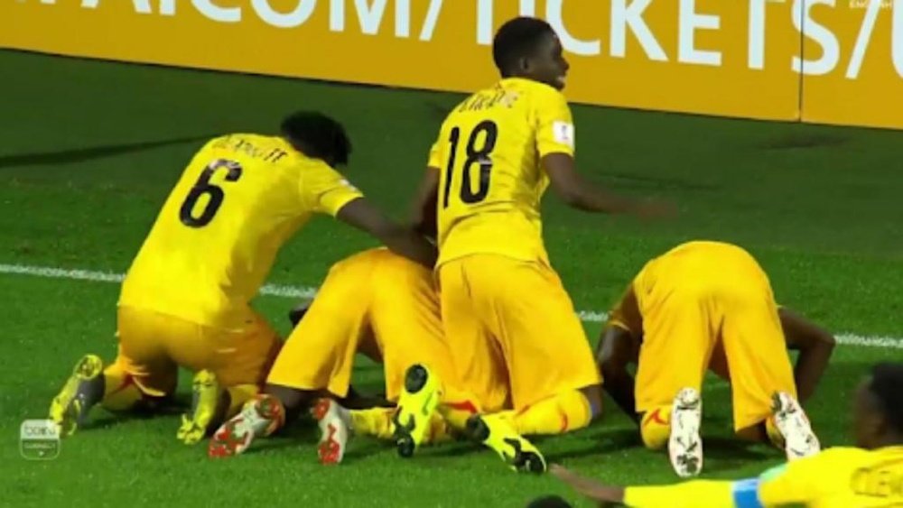 Mali got a last minute winner over Saudi Arabia. Captura/beIN Sports