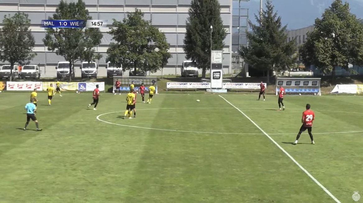 El Mallorca ganó su amistoso de pretemporada. Captura/RCD_Mallorca