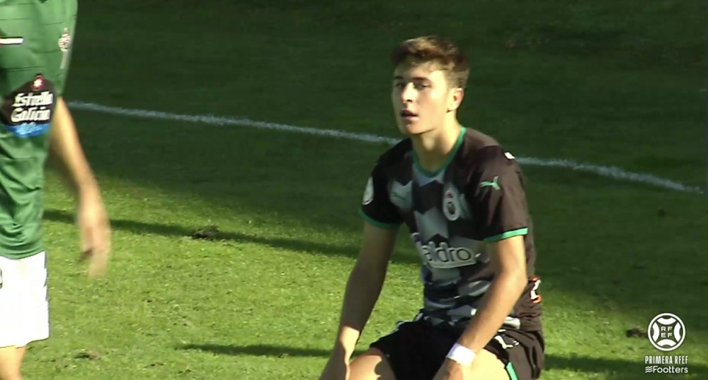 El Racing de Santander todavía no ha ganado fuera de casa. Captura/Footters