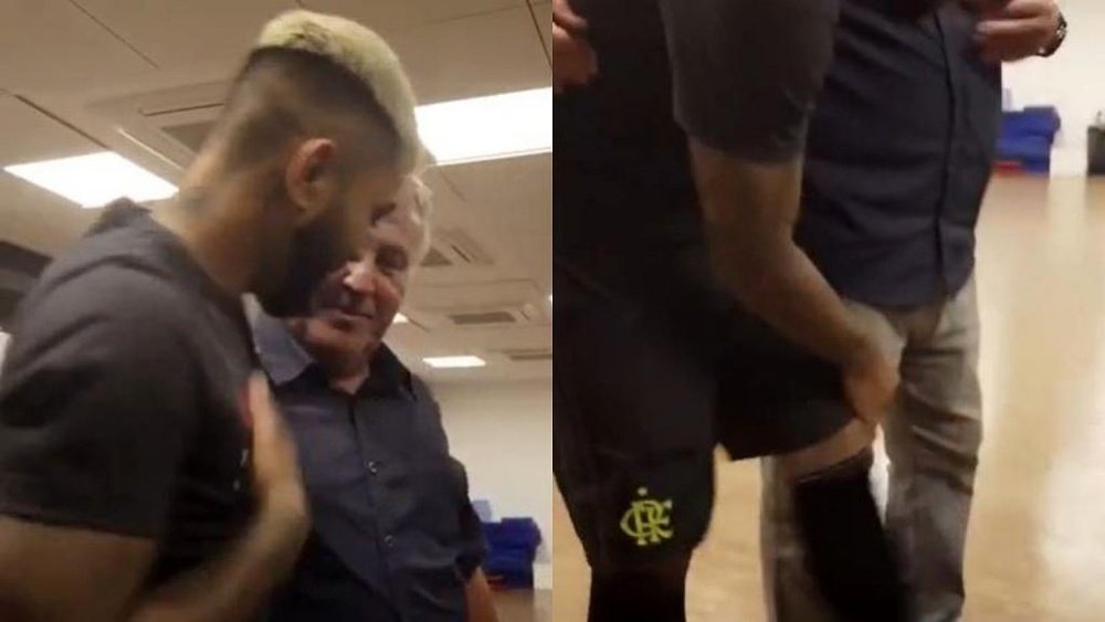 Zico fala sobre Gabigol. Twitter/Flamengo