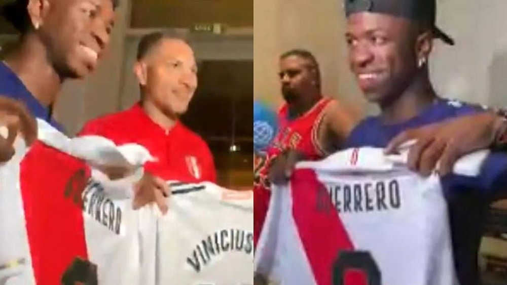 El niño ilusionado se reencontró con su maestro. Captura/ESPN