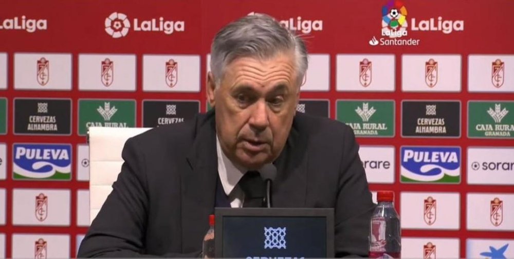 Ancelotti explicou por que tirou Vinicius do jogo. Captura/LaLigaSantander