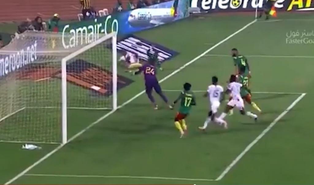 Onana falló en el segundo gol de Burkina Faso. Captura/BeinSports
