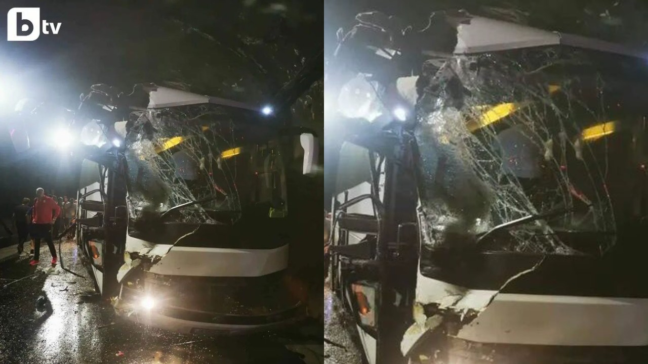 Играч се нуждае от операция след разбиването на автобуса в България
