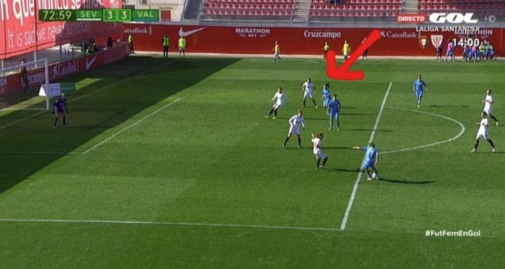 Las jugadoras del Valencia estallan por un inexplicable gol mal anulado