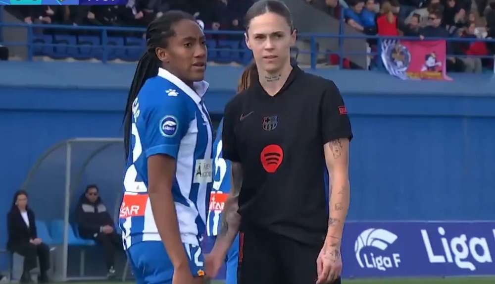 El Espanyol denuncia el gesto de Mapi León que