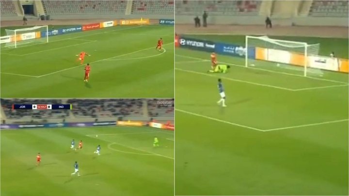 El gol viral del portero de Jordania