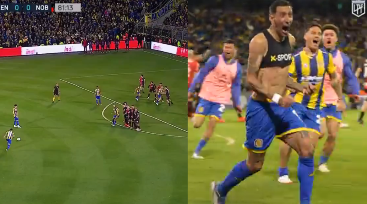 Di María revienta el 'Clásico Rosarino' con una genialidad