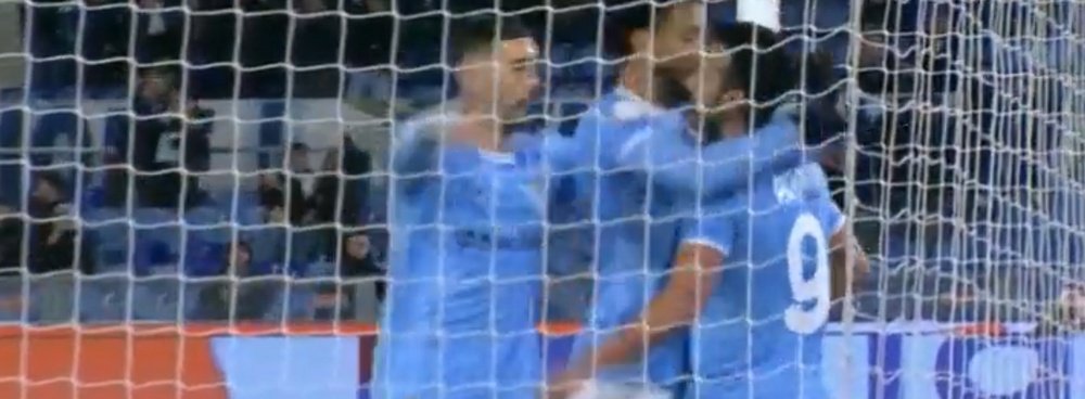 Pedro y Anderson regalan a la Lazio el billete a cuartos. Captura/Live