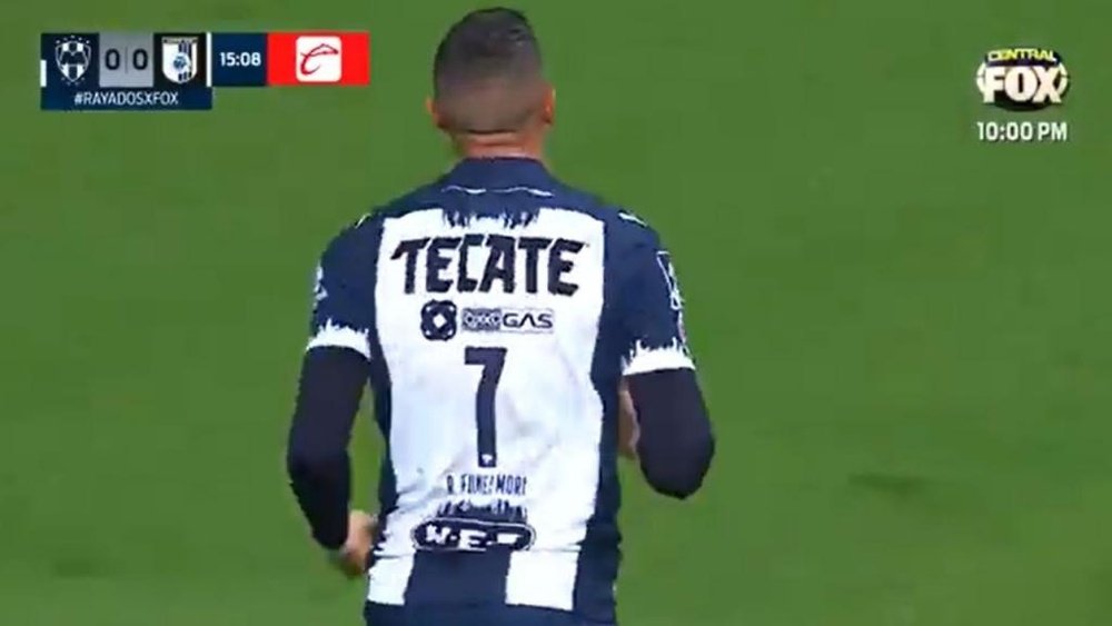 El golazo de tijera de Funes Mori. Captura/FOXSports