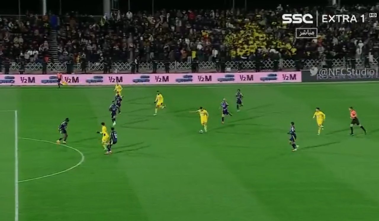 Al Nassr failed to mount a late response in Friday's league clash. Screenshot/SSC