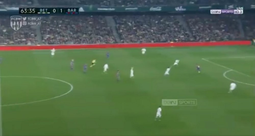 Messi a marqué le 0-2.  Captura/beINSport