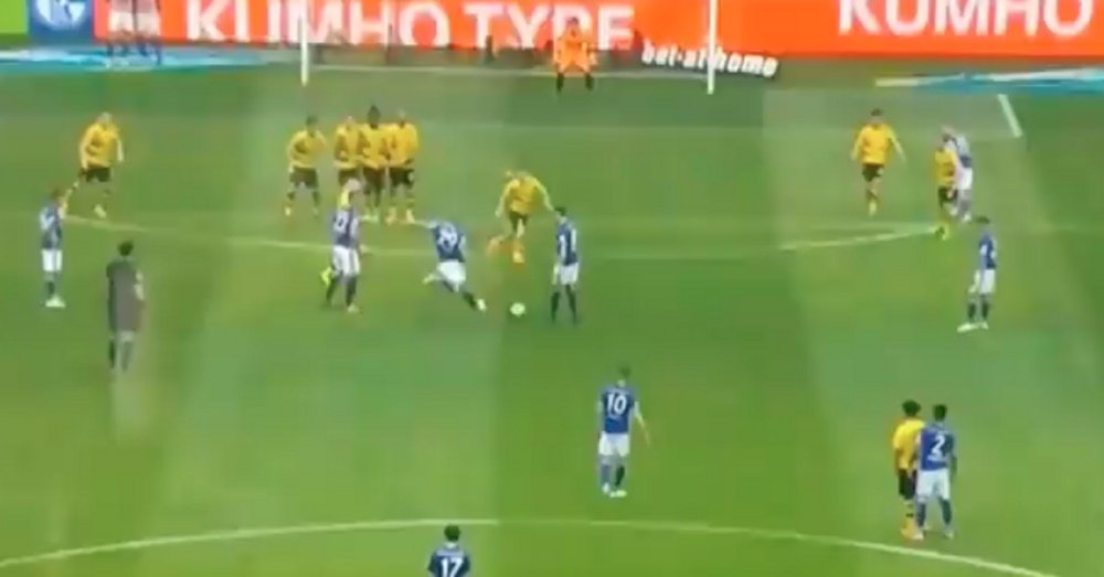 Naldo found the bototom corner from range. Screenshot