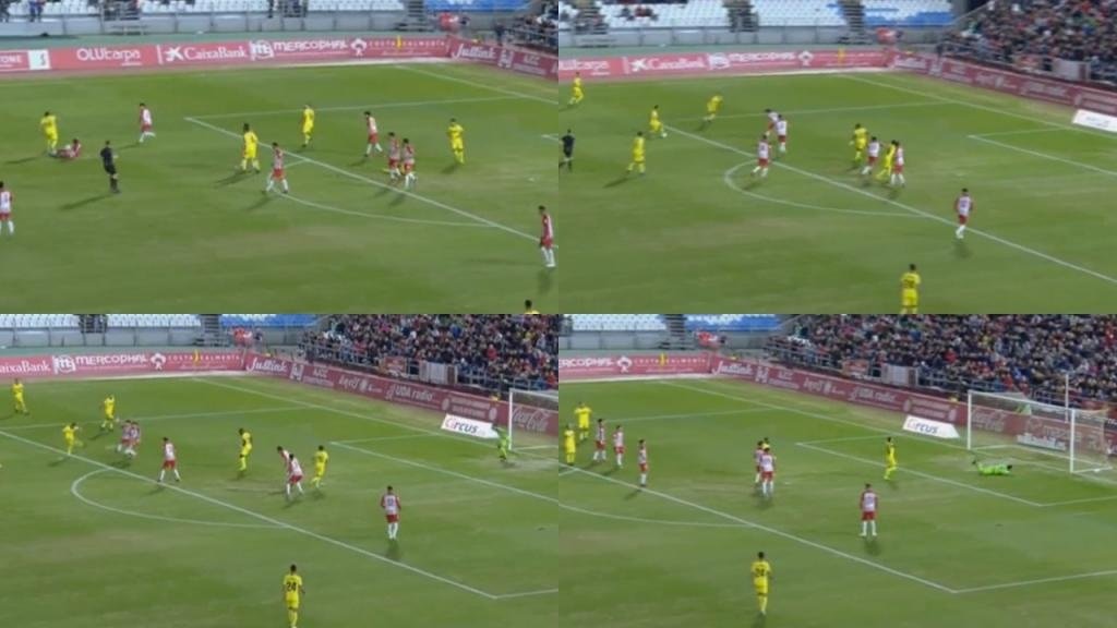 Gran gol de Cazorla. Captura/beINSports