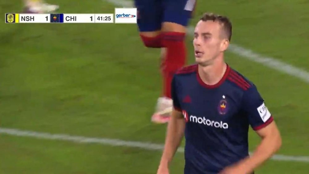 Nashville SC and Chicago Fire played out a draw. Screenshot/MLS