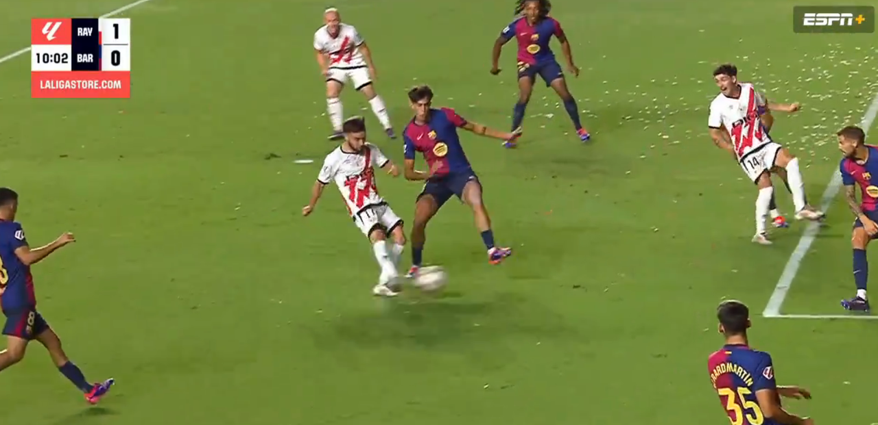 La conexión De Frutos-Unai López adelantó al Rayo con James como testigo