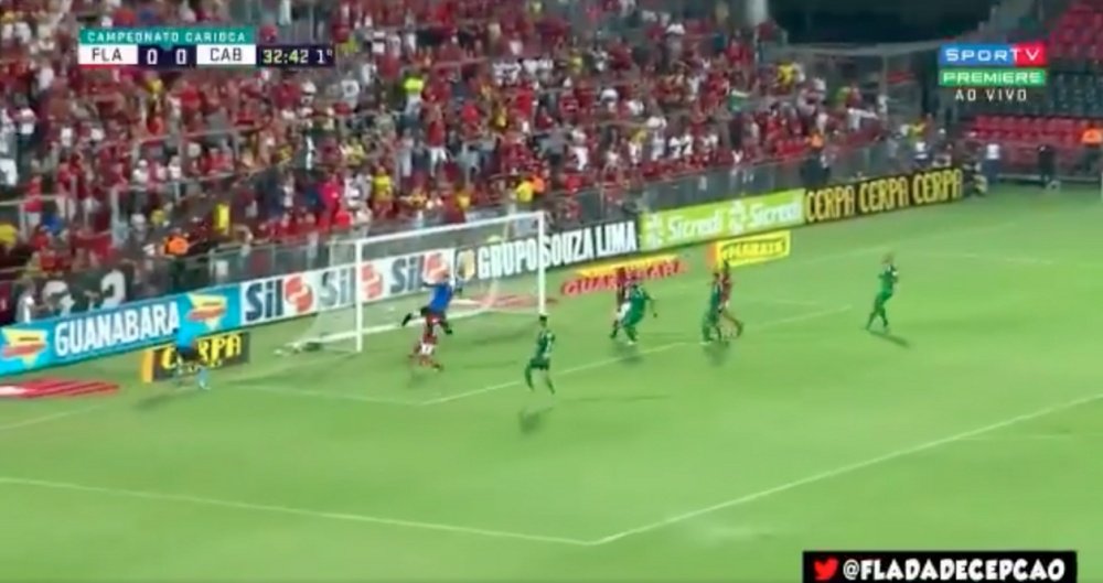 Primer gol del año para Vinícius Junior. Captura/SportTV