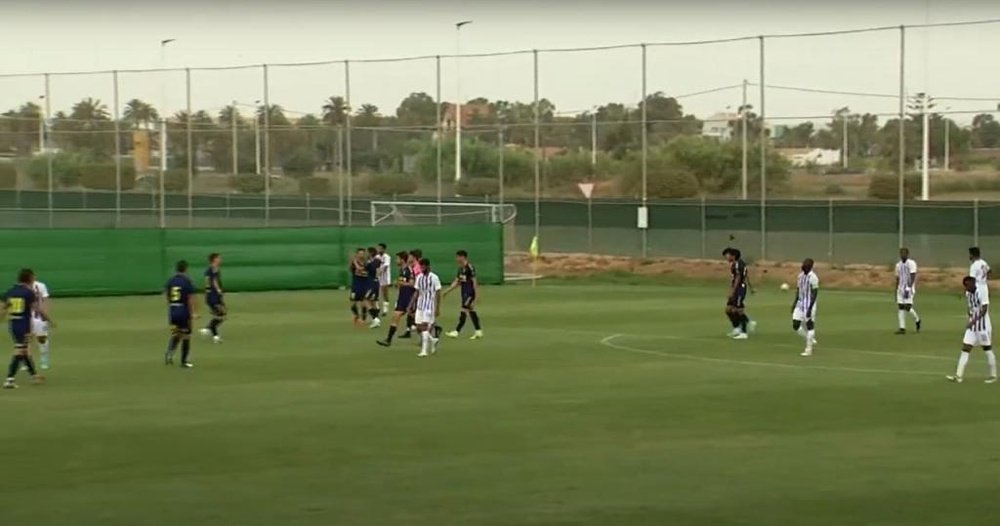 Sergio Moyita anotó el único tanto del partido. Captura/YouTube/UCAMCF
