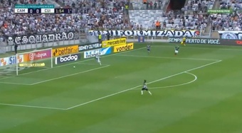 Atlético Mineiro se marcó un gol en propia absurdo. Captura/Premiere