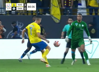 Cristiano Ronaldo stole the show in Al Nassr's 3-0 victory against Al Okhdood. The Portuguese striker rounded off his match by scoring a brace in three minutes. The 2nd of which was a lovely 40-yard lob.