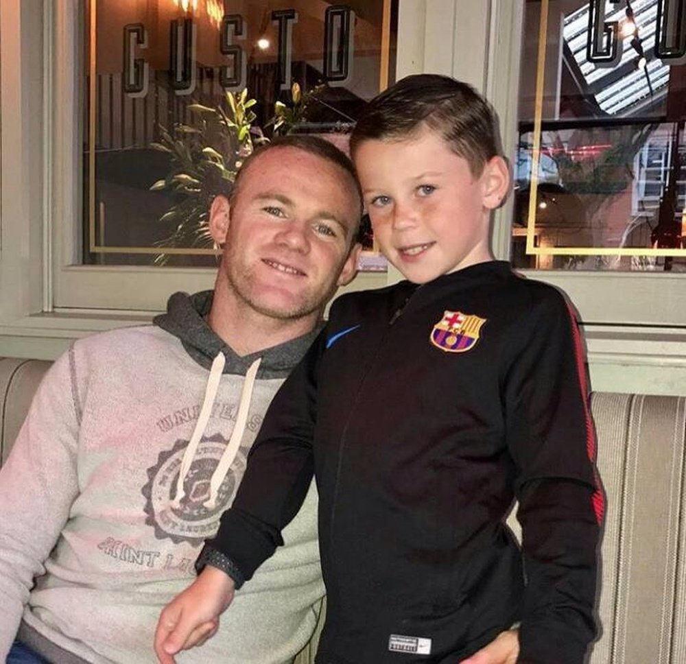 The controversial photo went viral on social media. Instagram/Rooney