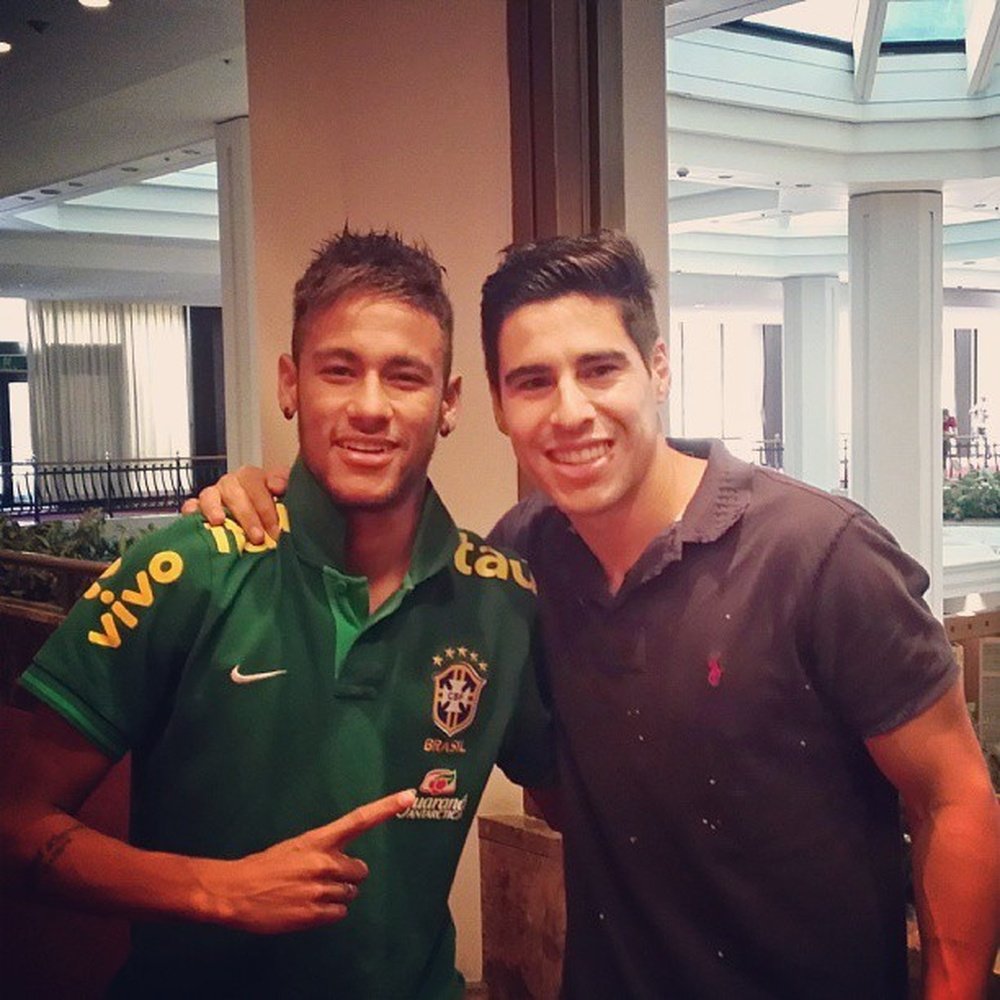 Molina has retired from professional football. Instagram/Neymar