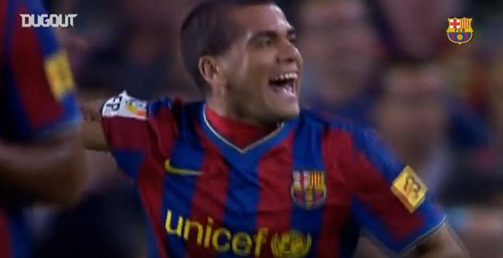 Alves jugó 391 partidos con el Barcelona. DUGOUT