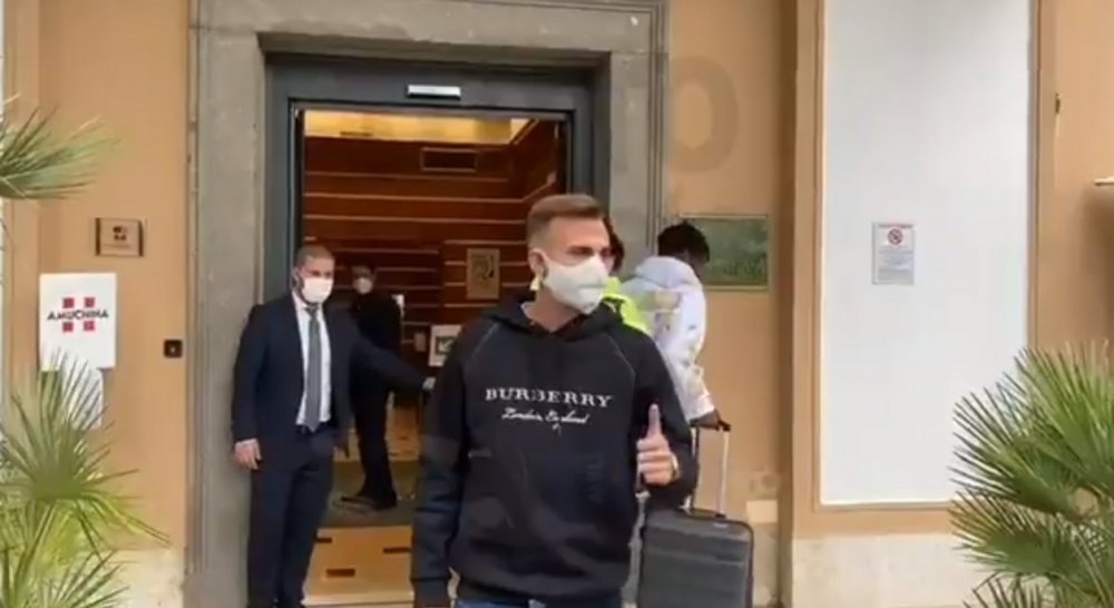 Mayoral is in Rome. Screenshot/TuttomercatoWEB