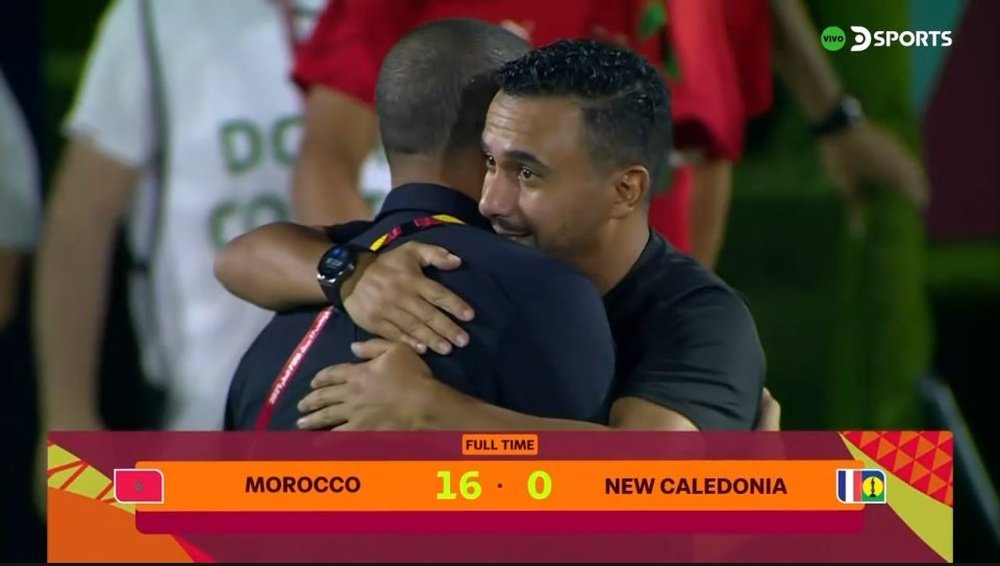 The Moroccan scorers shared the goals widely on Sunday. Screenshot/DSports