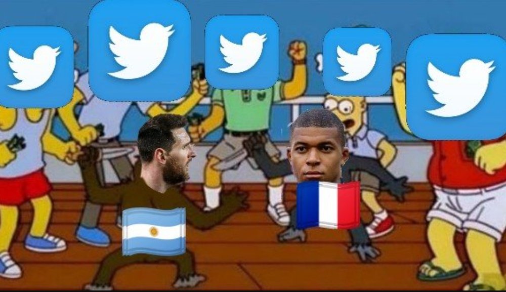 I migliori meme della finale del Mondiale. Captura/Twitter/JosvalerioGonz1