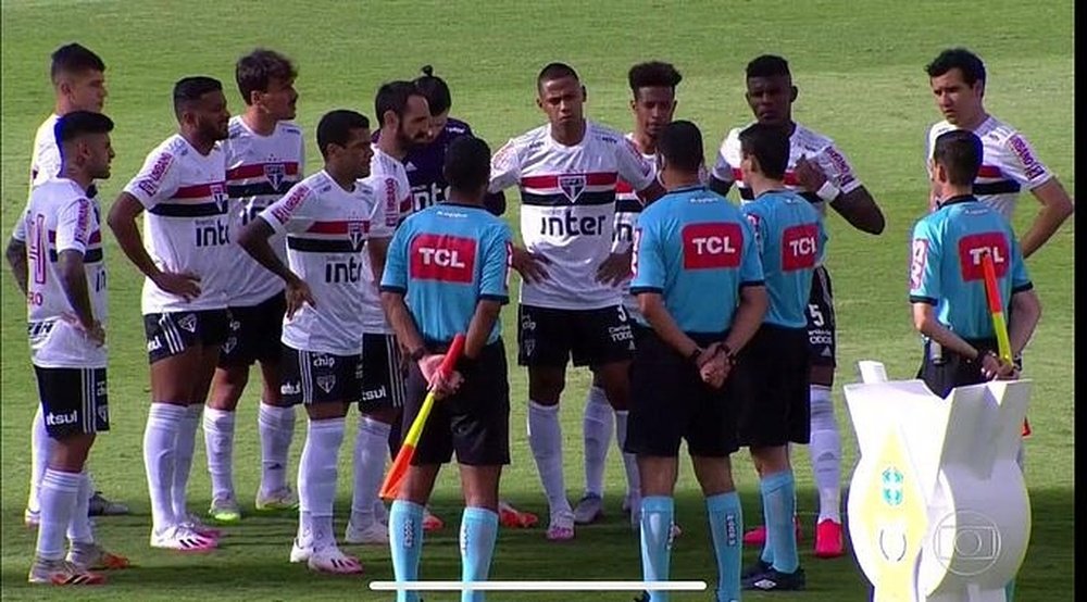 Jogo do Goiás contra o São Paulo foi adiado em cima da hora.