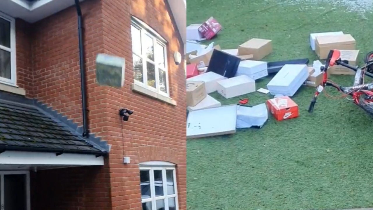 Halford threw his girlfriend's things out of the window for cheating on him!