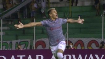 Fluminense marcó seis goles en 45 minutos.  Captura/Sport2