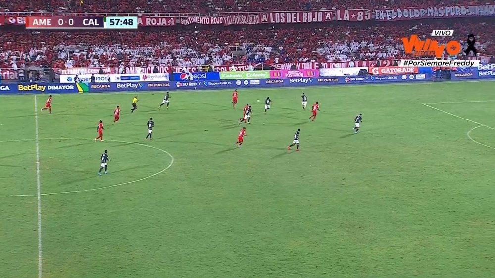 Empate en el 'Clásico Caleño'. Captura/WinSports