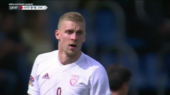 Letonia asciende a la Liga C. Captura/UEFATV