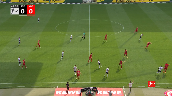 El Köln provoca que el Eintracht no levante cabeza