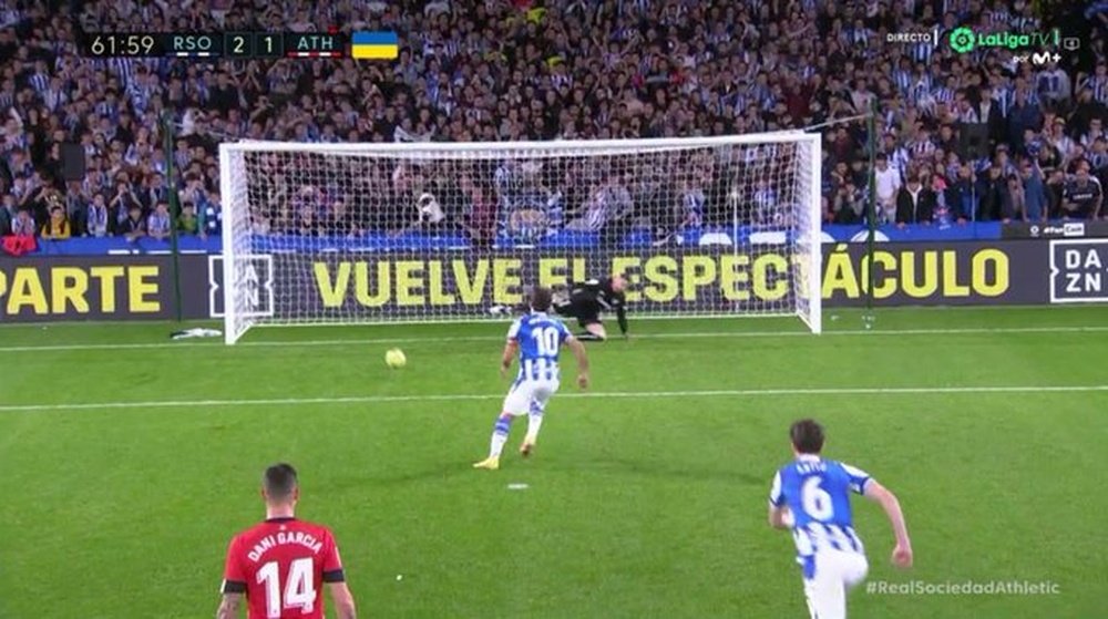 Oyarzabal volvió a reencontrarse con el gol. EFE