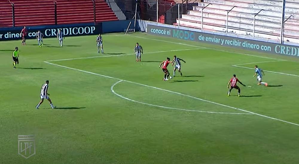 Patronato logró la victoria ante Sarmiento. Captura/Fanatiz