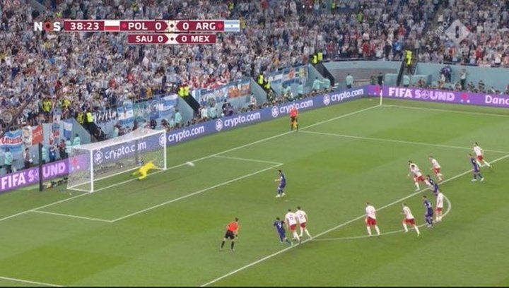 Szczesny saves debatable Messi penalty