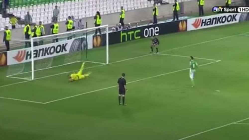 Del penalti más doloroso del mundo a escuchar el himno de la Champions. Captura/BTSport