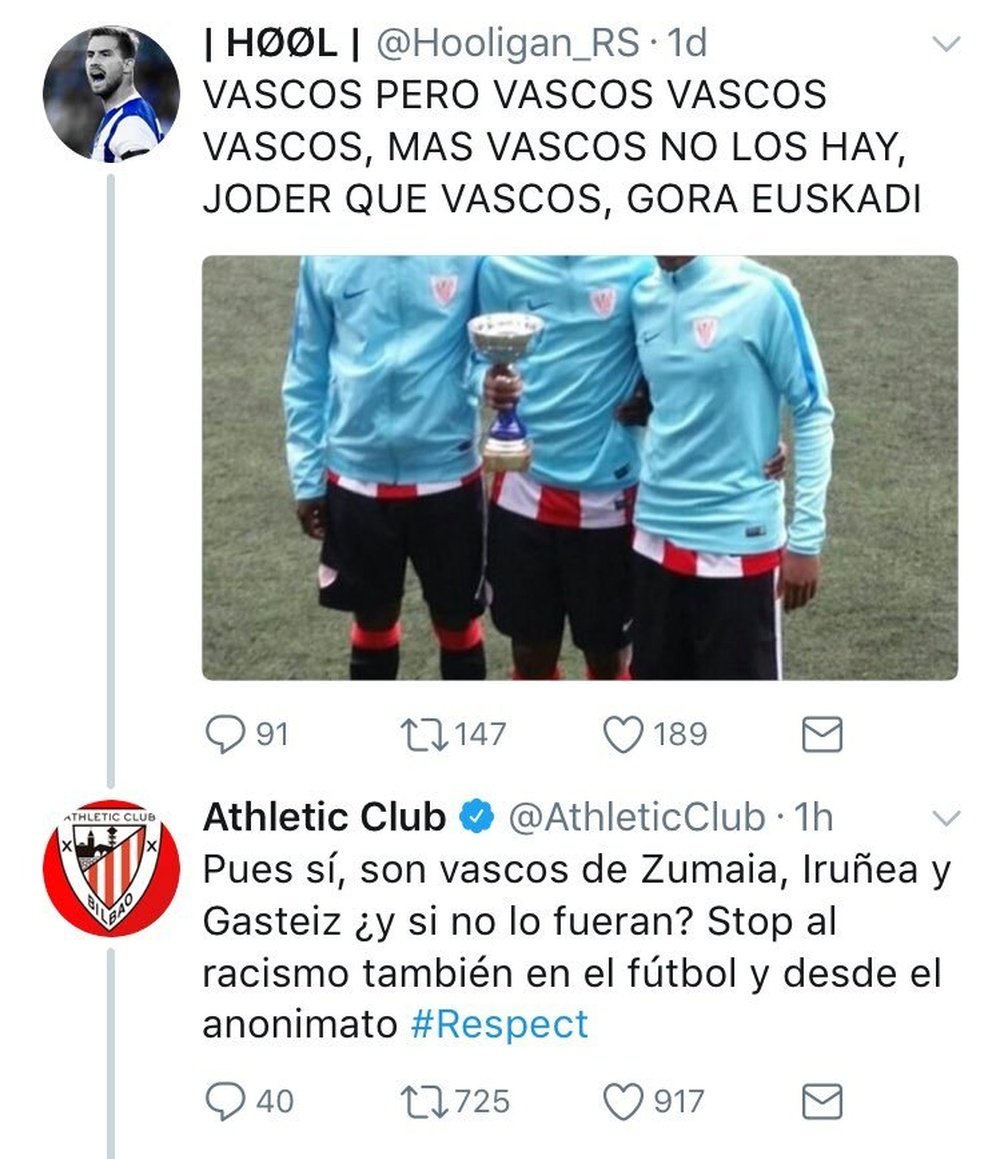 La política de fichajes del Athletic siempre trae cola. Twitter