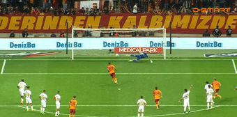 Captura del primer gol de Mauro Icardi con el Galatasaray en un amistoso frente el Istanbulspor. Captura/D-SmartGO