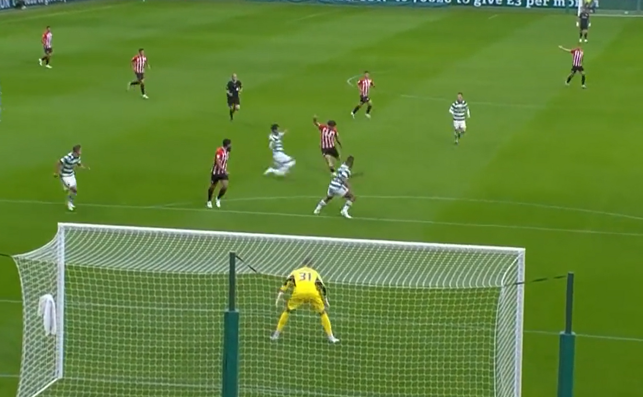 Unai Gómez scores first goal for Athletic Club against Celtic in Glasgow