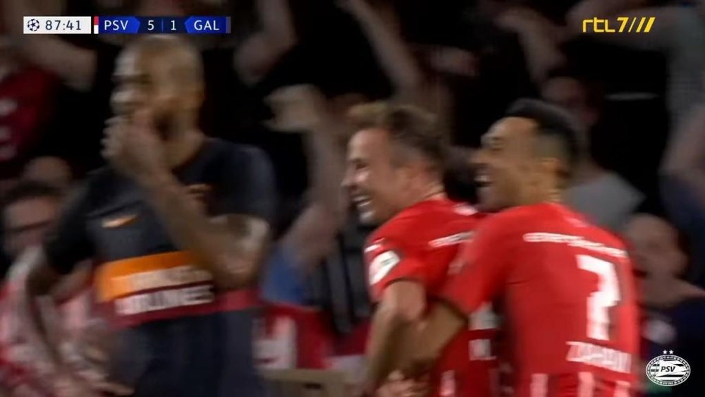 El PSV goleó al Galatasaray. YouTube/PSV