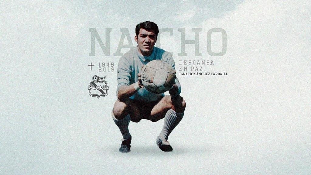 Puebla lamenta la pérdida de Nacho Sánchez Carbajal. Twitter/Puebla