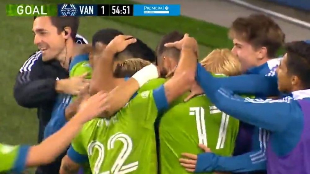 Seattle Sounders goleó 4-1 a Vancouver Whitecaps. Twitter/MLS