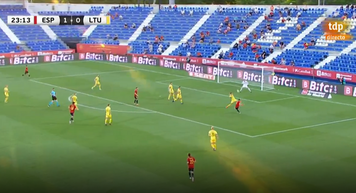 Asistencia de Villar 'a lo Laudrup' y golazo de Brahim para el 2-0