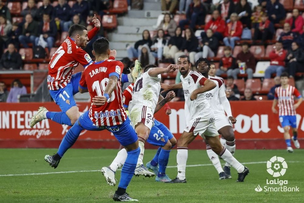 El Sporting mereció algo más ante el Albacete. LaLiga
